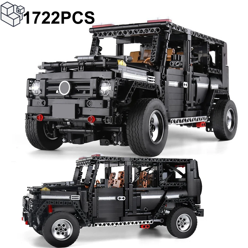 

1722PCS Technical G500 G65 Jeep Off-Road SUV Car Building Blocks Pickup Truck Vehicle Model Bricks Toys Birthday Gifts For Kids