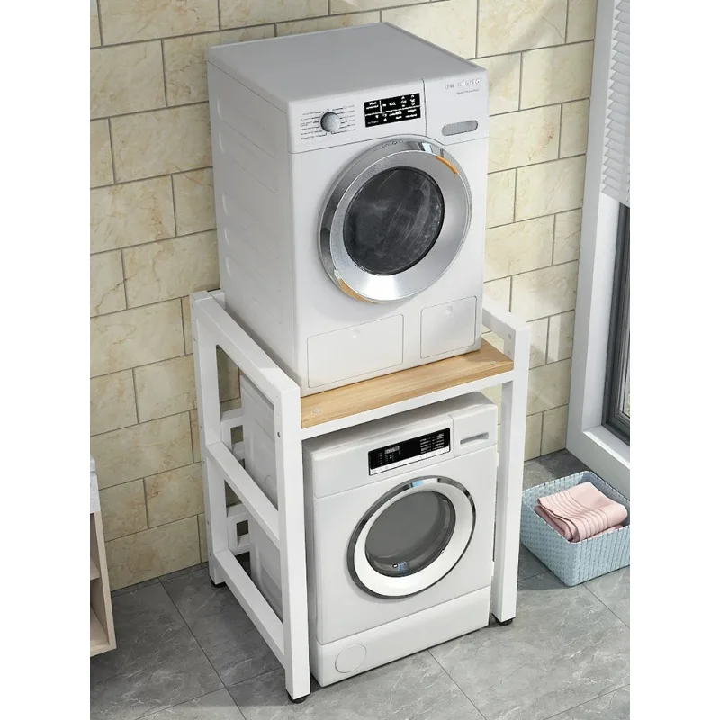 Home Multifunctional Washing Machine Rack Floor Type Balcony Bathroom Dryer Storage Rack