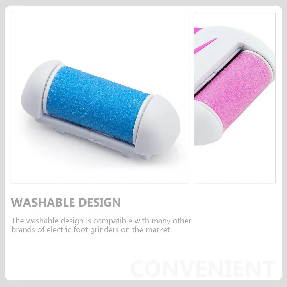 

8pcs Pedicure Replacement Heads For Electric Foot File Washable Dead Skin Removing Tools Compatible With Most Foot Grinders