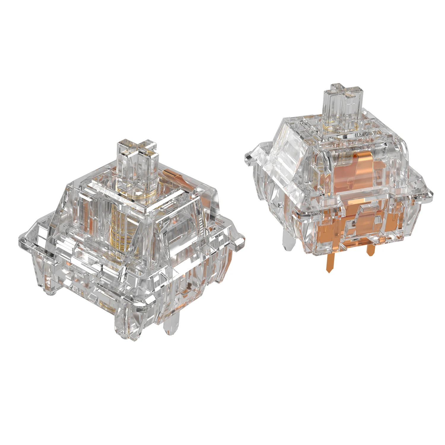 Everglide EG Aqua King V3 Water King Linear Switch 5pin RGB 37g 55g 62g 67g MX Switches For Mechanical Keyboard Clear Body GMK67