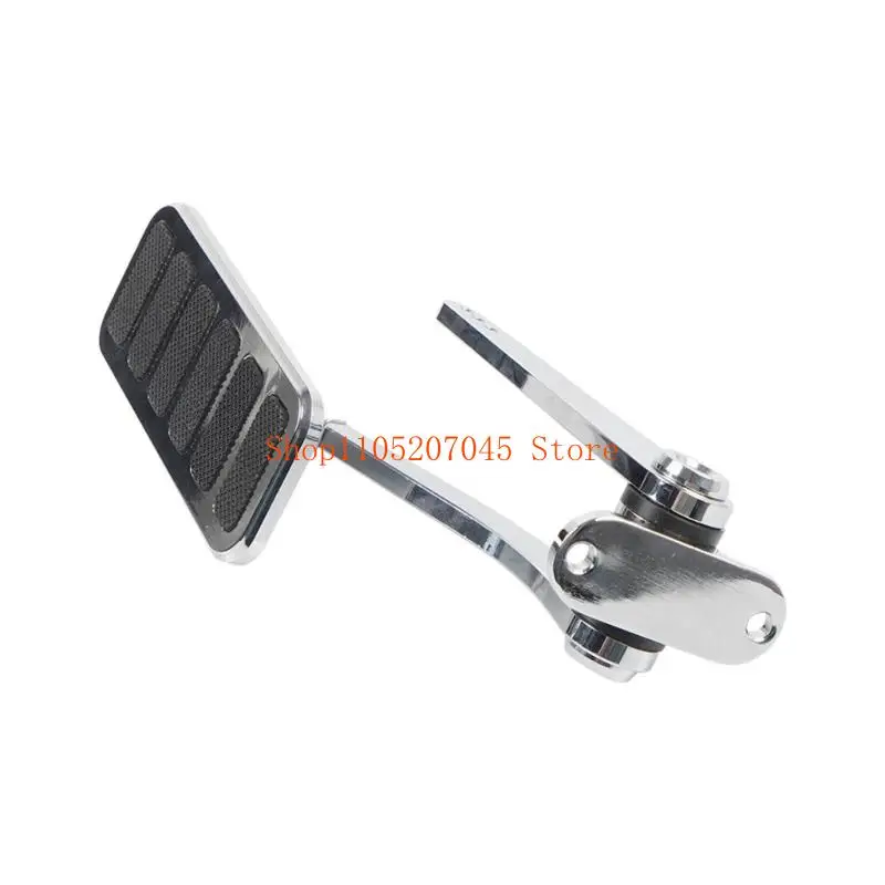 37cd Electropolished Aluminum Driver Footrest Standard Against Slip Face For Strengthened Driving Safety
