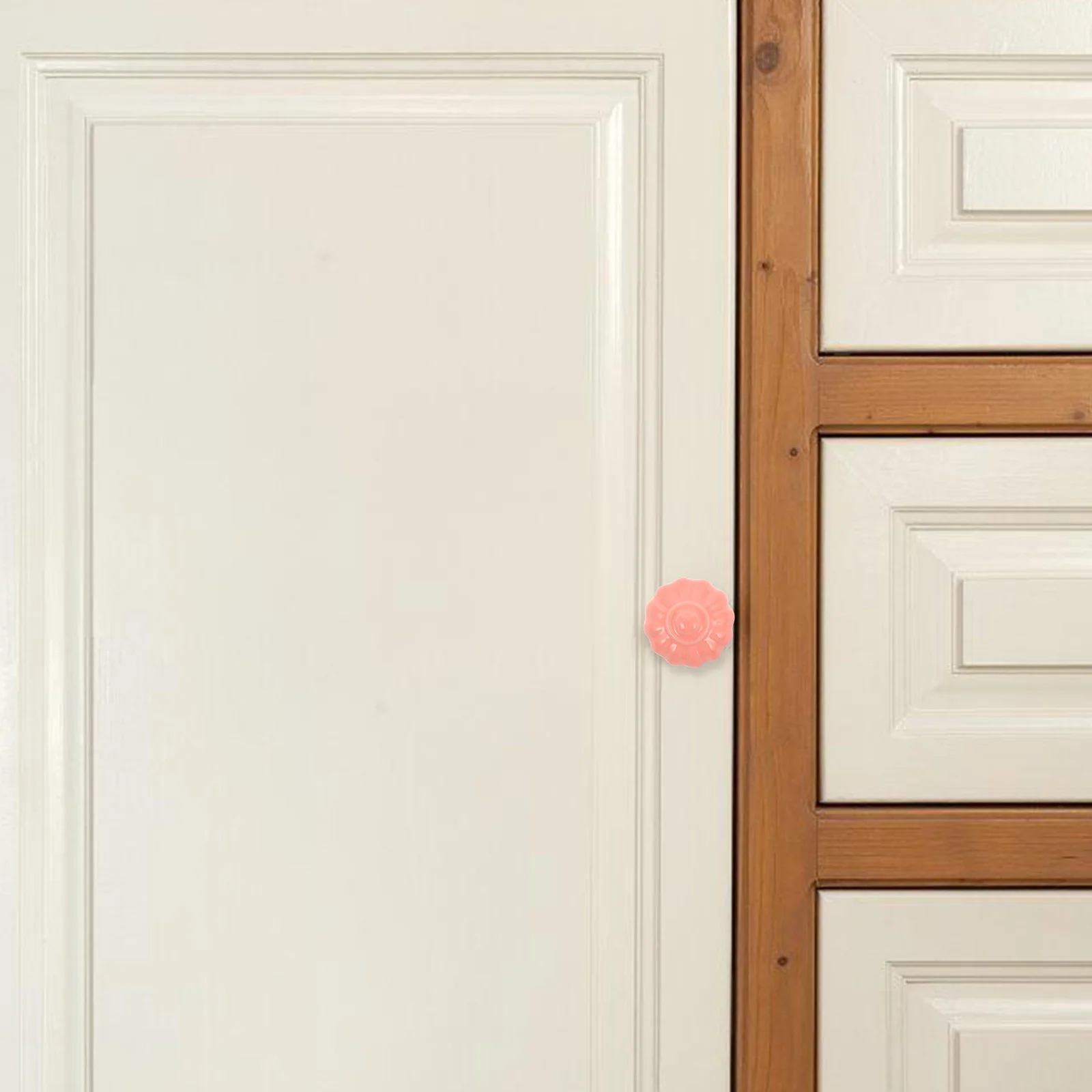 

6Pcs Durable Ceramic Pumpkin Knobs Cabinet Drawer Pulls Handles for Kitchen Dresser Closet Wardrobe Cupboard Hardware