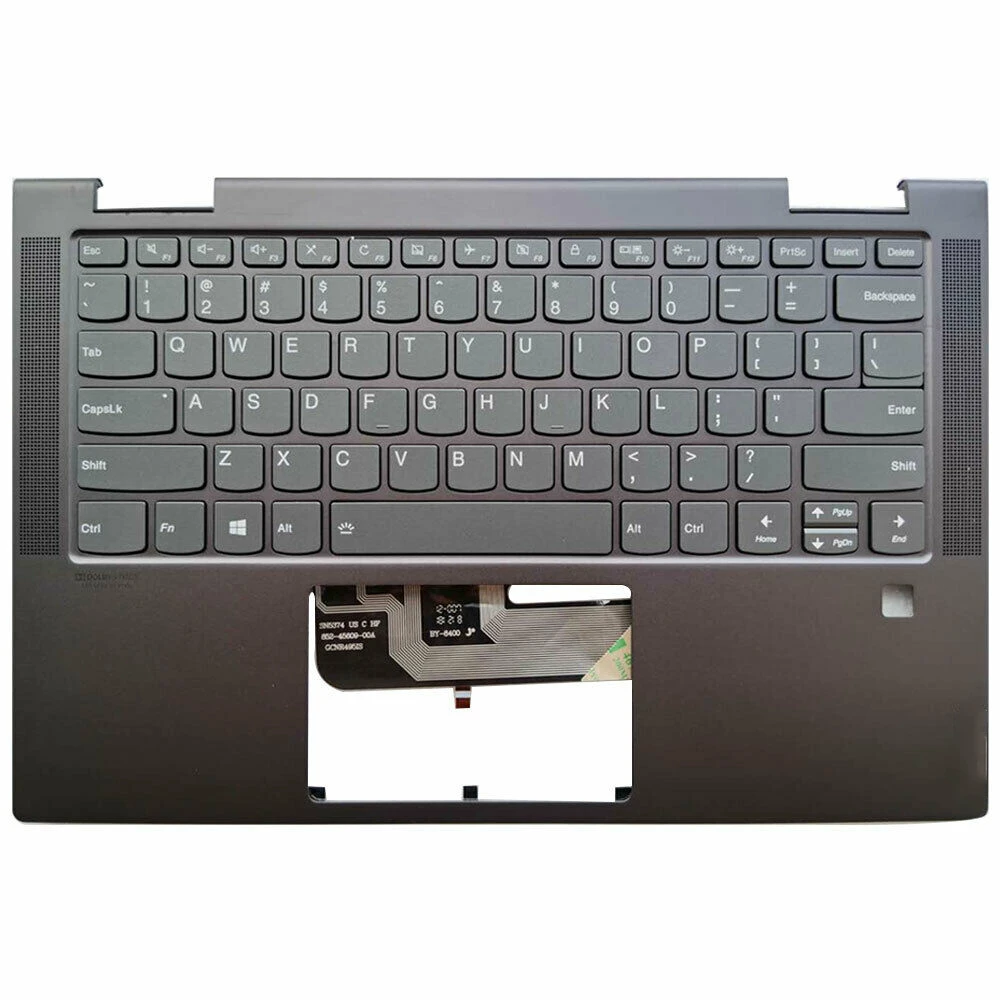 For Lenovo Yoga C740-14 C740-14IML US keyboard Upper Palmrest Case