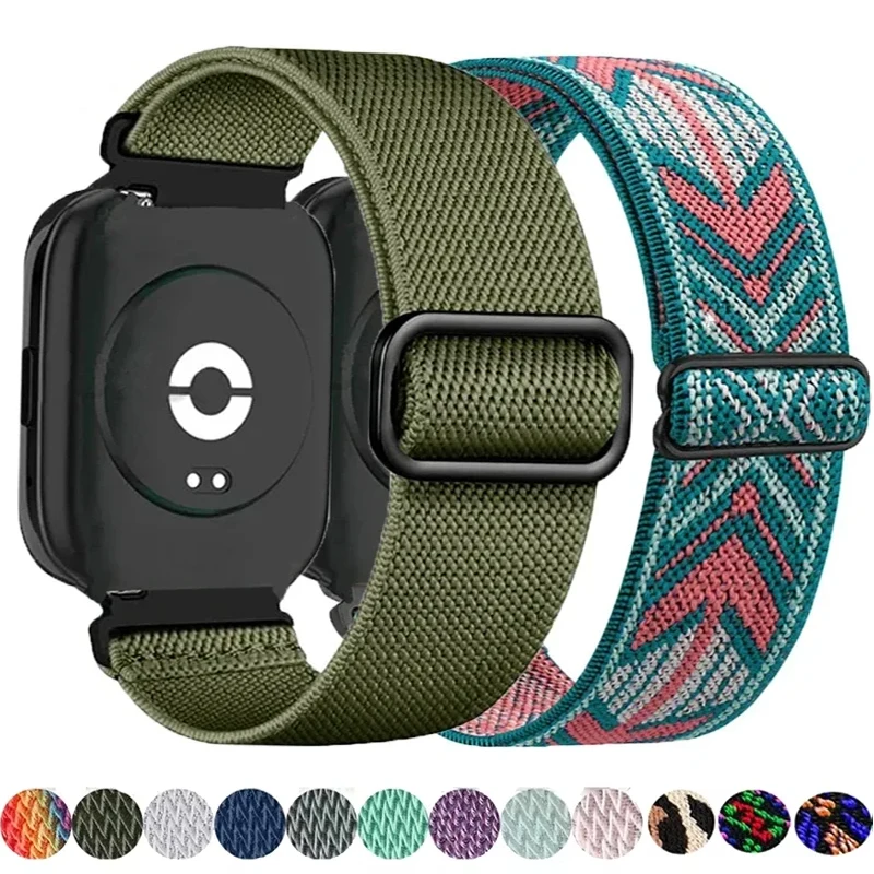 20mm/22mm band For Amazfit GTS 4/2/2e/3/GTS2 Mini/GTR/4/3/Pro/GTR2/42mm/stratos Nylon Elastic Watch Bracelet Amazfit bip strap