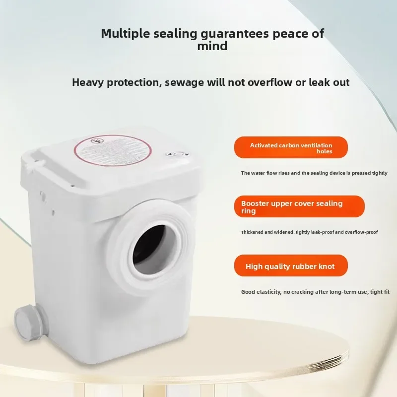 Electric Crushing Toilet Basement Balcony Shop Integrated Rear Row Automatic Sewage Lifting
