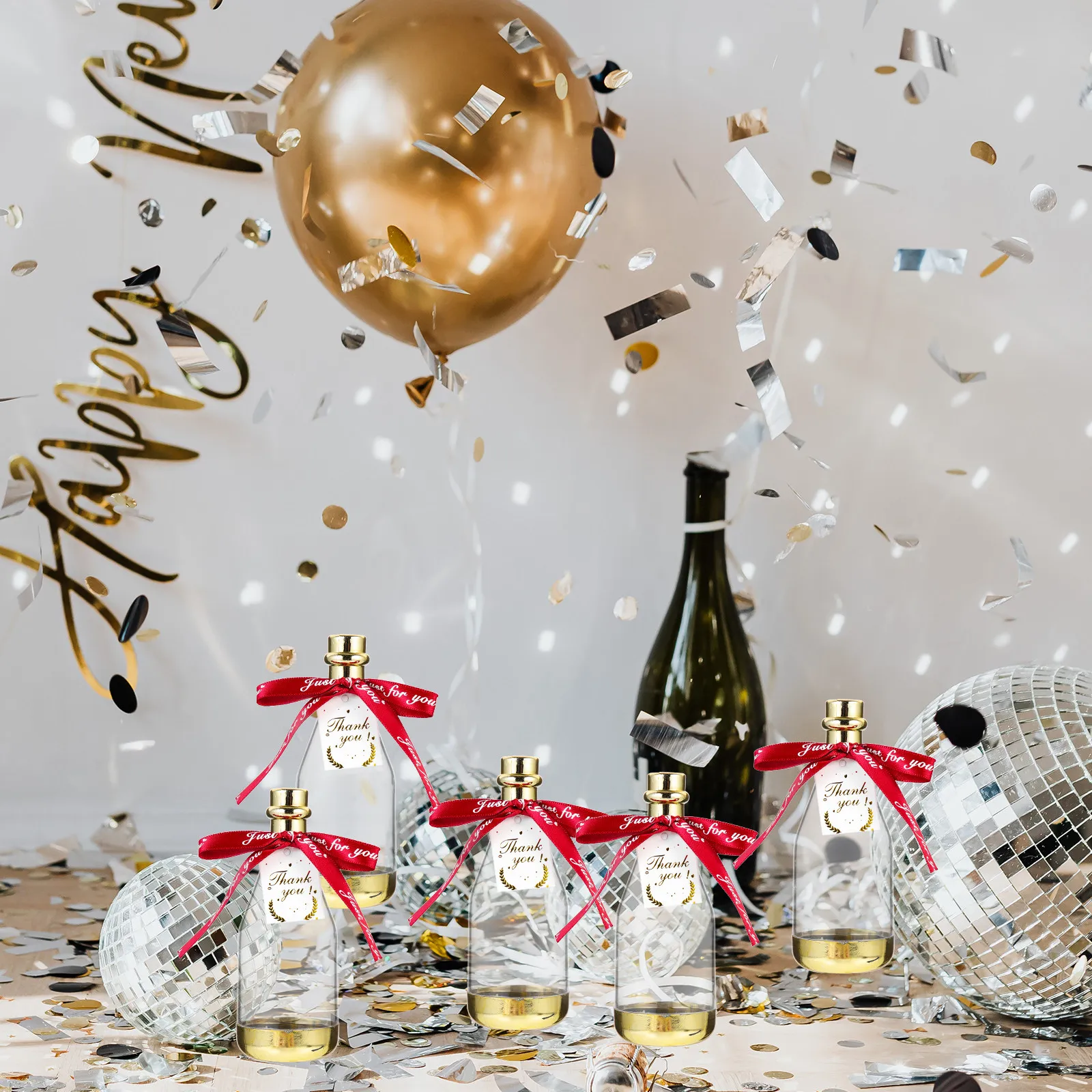 6Pcs Elegant Candy Container for Weddings Birthdays Showers Engagement Parties New Year Celebrations Gift Ideas