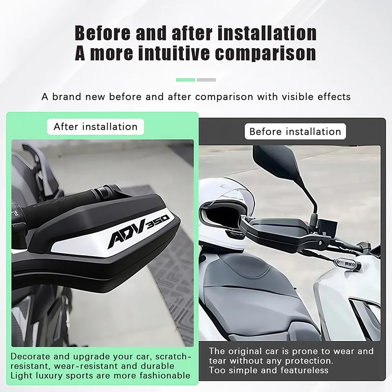 

Reflective Sticker Modification, Handle Windproof Warning Wticker For ADV350 Motorcycle Stickers Reflective Waterproof Vinyl De