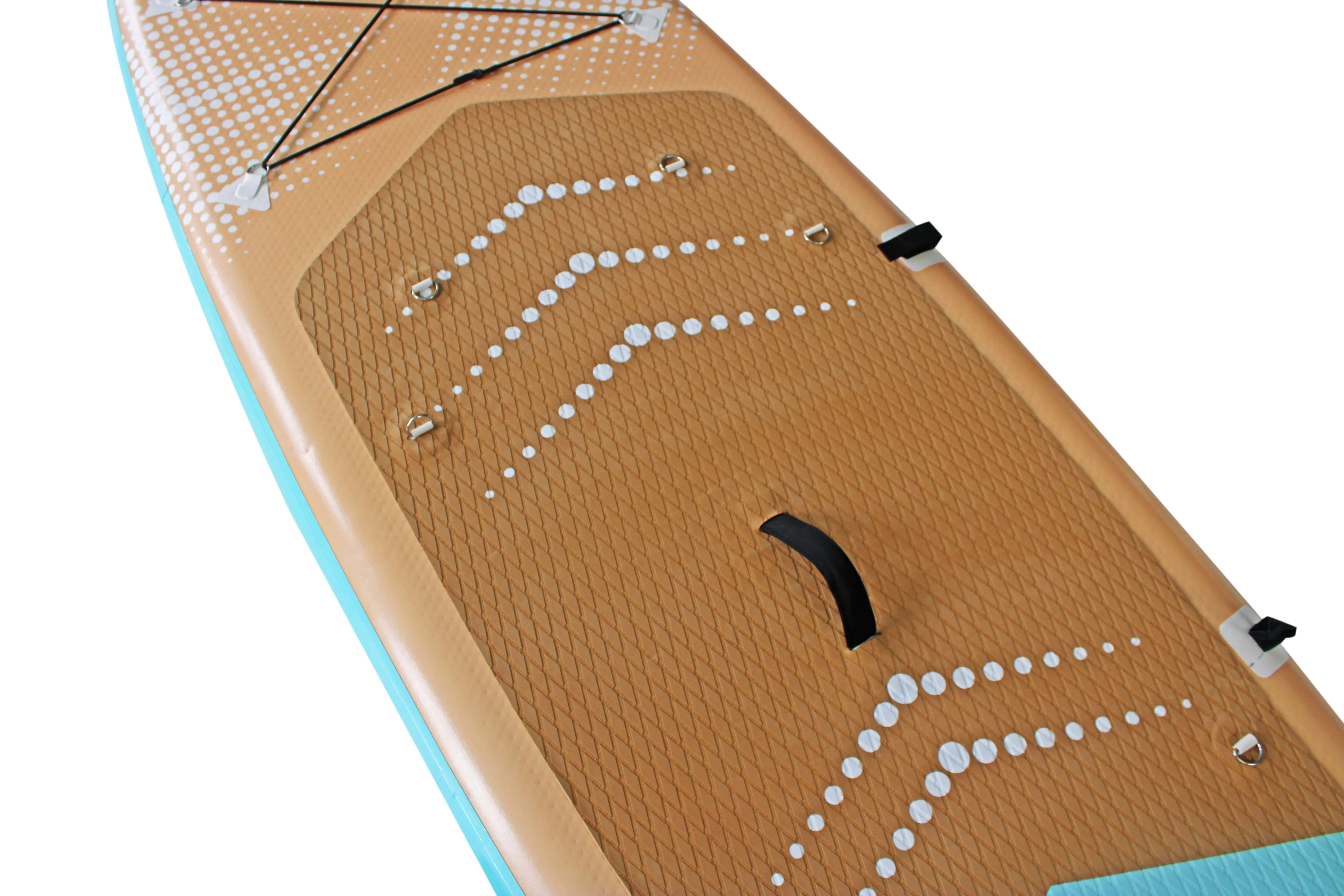 Popular All-Level Inflatable Paddle Board for Stand-up Surfing and Fishing for Ocean Water Enthusiasts