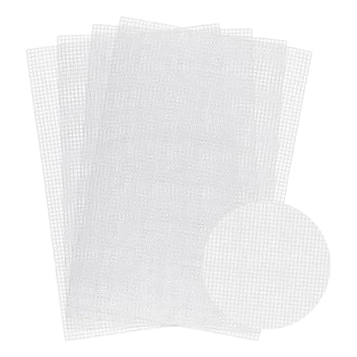 Plastic Mesh Canvas Sheets for Embroidery,Eyelet Net,Plastic Needle Point Canvas CAU30t DIY,Knitting Crochet Projects,A