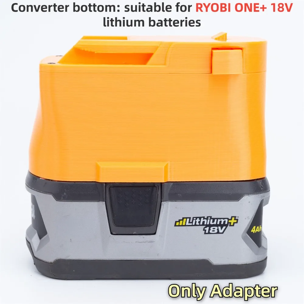 Imagem -03 - Adaptador Conversor para Bateria de Íon-lítio Ryobi One Mais 18v para Ridgid Aeg 18v Acessório de Ferramentas de Furadeira Elétrica sem Fio Apenas Adaptador