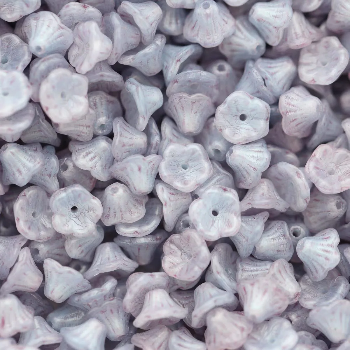 50pieces 7*5mm Handmade Glass Beads Assorted Colors for DIY Bracelet Necklace Earring Scatter Pieces Semi-Finished Production