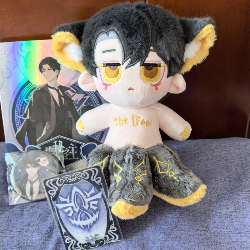 

20 см аниме-игра Lord of Mysteries Klein Wake Up Face Kawaii Косплей Хлопковая кукла Тело Мультфильм Мягкие плюшевые игрушки Фигурки Фанаты Подарок