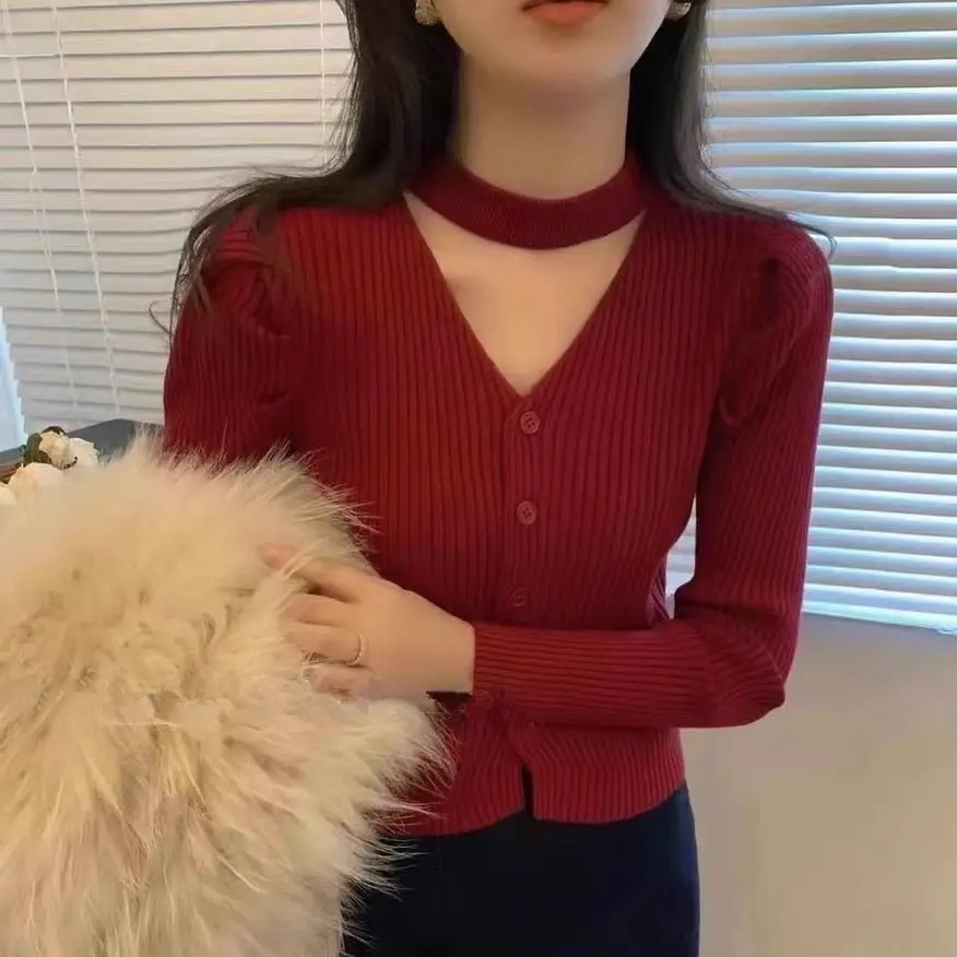 セーター ジャンパー カーディガン レディース ジャージ 韓国風 ハート柄 ボタンダウン コーヒー セクシー スイート ラブリー ウルジャン キュート ファッション OL