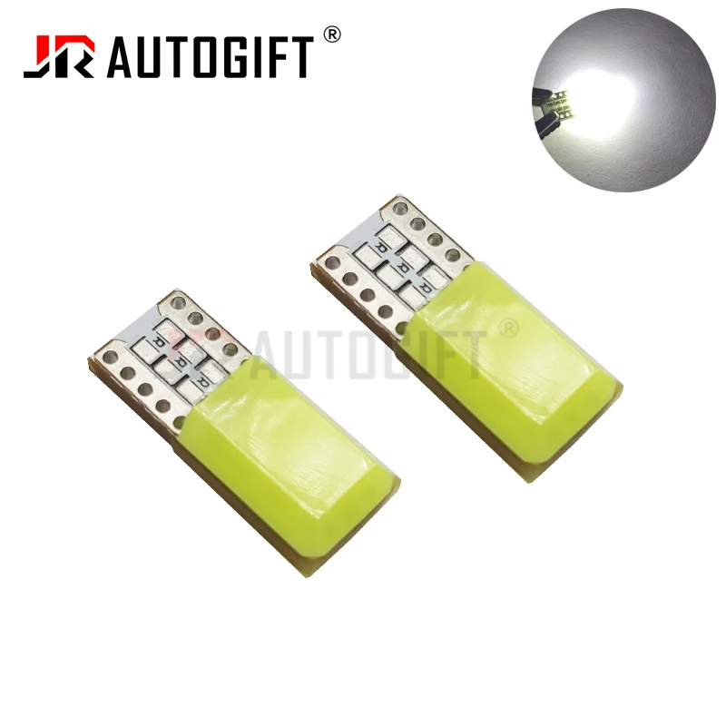 

100PCS T10 LED W5W Car LED Light Super Bright Auto Interior Parts Bulbs 6000K White Auto License Plate Lamp Dome Read Light 12V