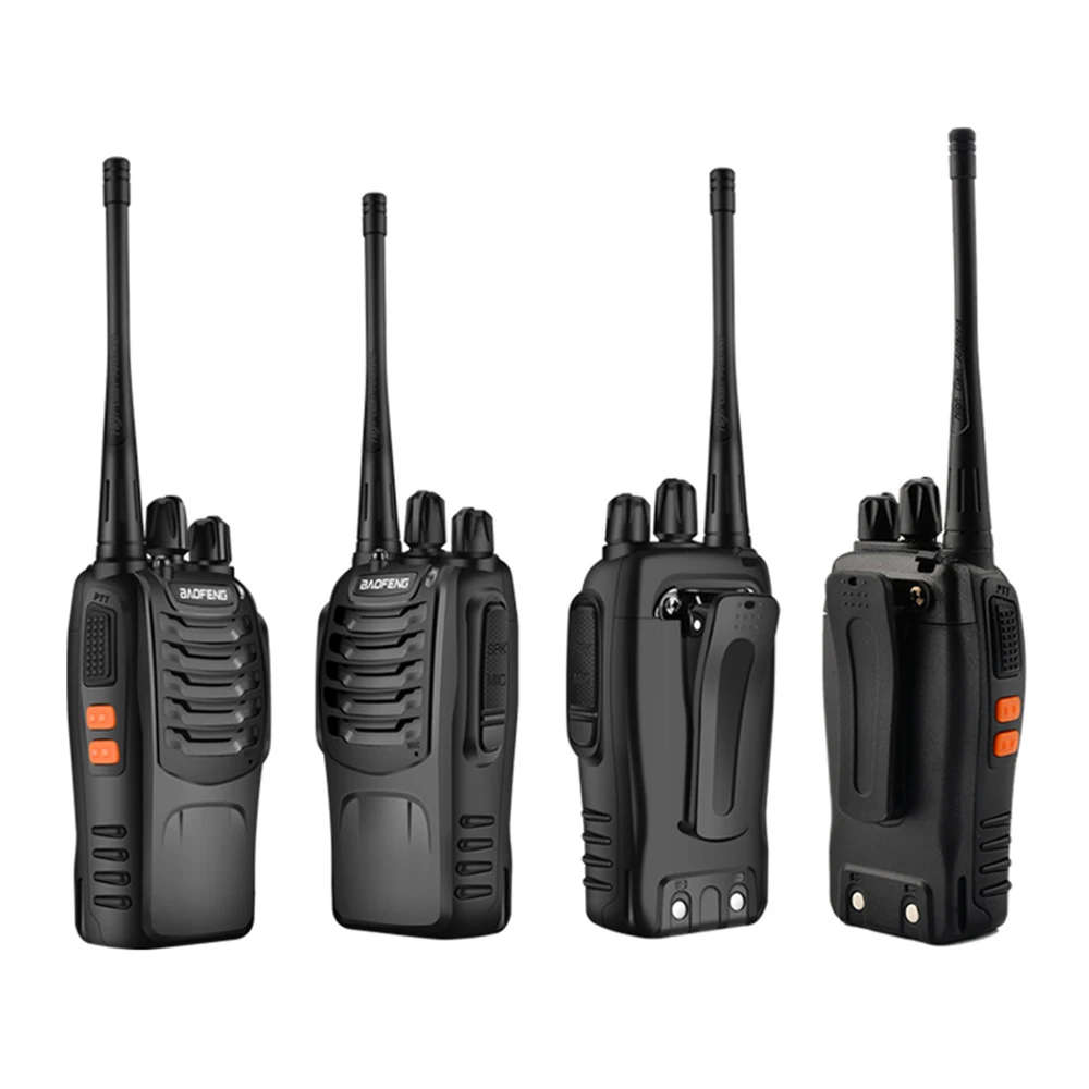 Baofeng BF-888S Portable Walkie Talkie 5W Handheld Intercom Communicator 16 Channel Long Range Two Way Ham Radio Transceiver