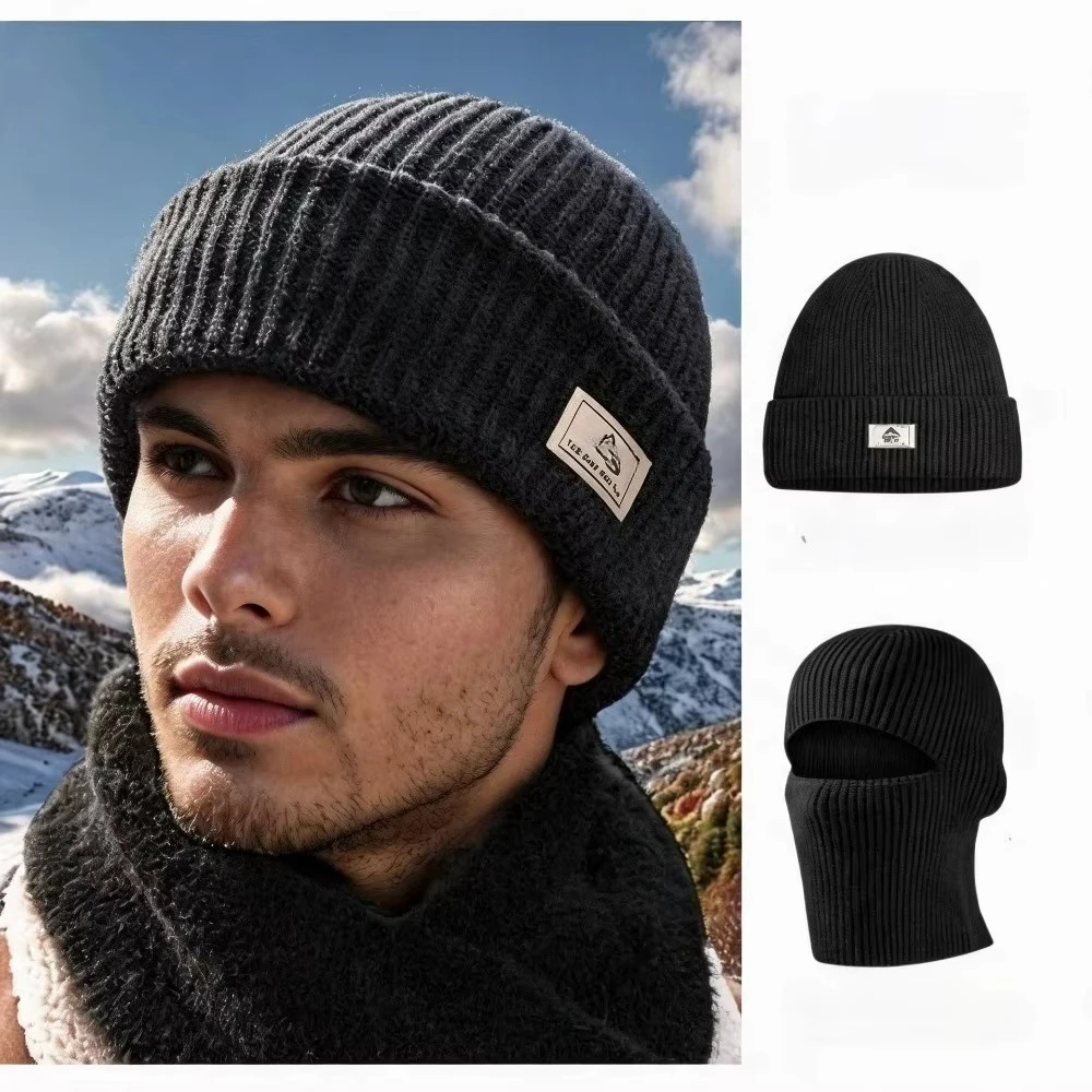 Winter Knit Balaclava Full Face Mask Warm Windproof Ski Mask for Men Women Cycling Running Motorcycling Outdoor Sports Headwear