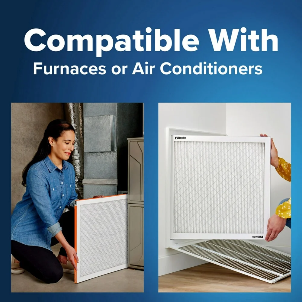 فلتر هواء HVAC مقاس 16 × 30 × 1 MPR 800 MERV 10 فرن مرشح مطوي لتقليل الجسيمات الصغيرة أنظمة التيار المتردد 2 حزمة