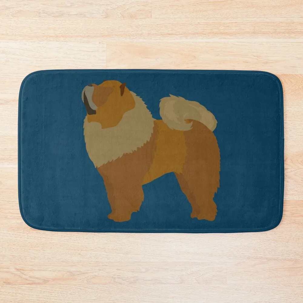

Chow Chow Bath Mat Toilet Rug Home Entrances Carpet Bathroom Mat