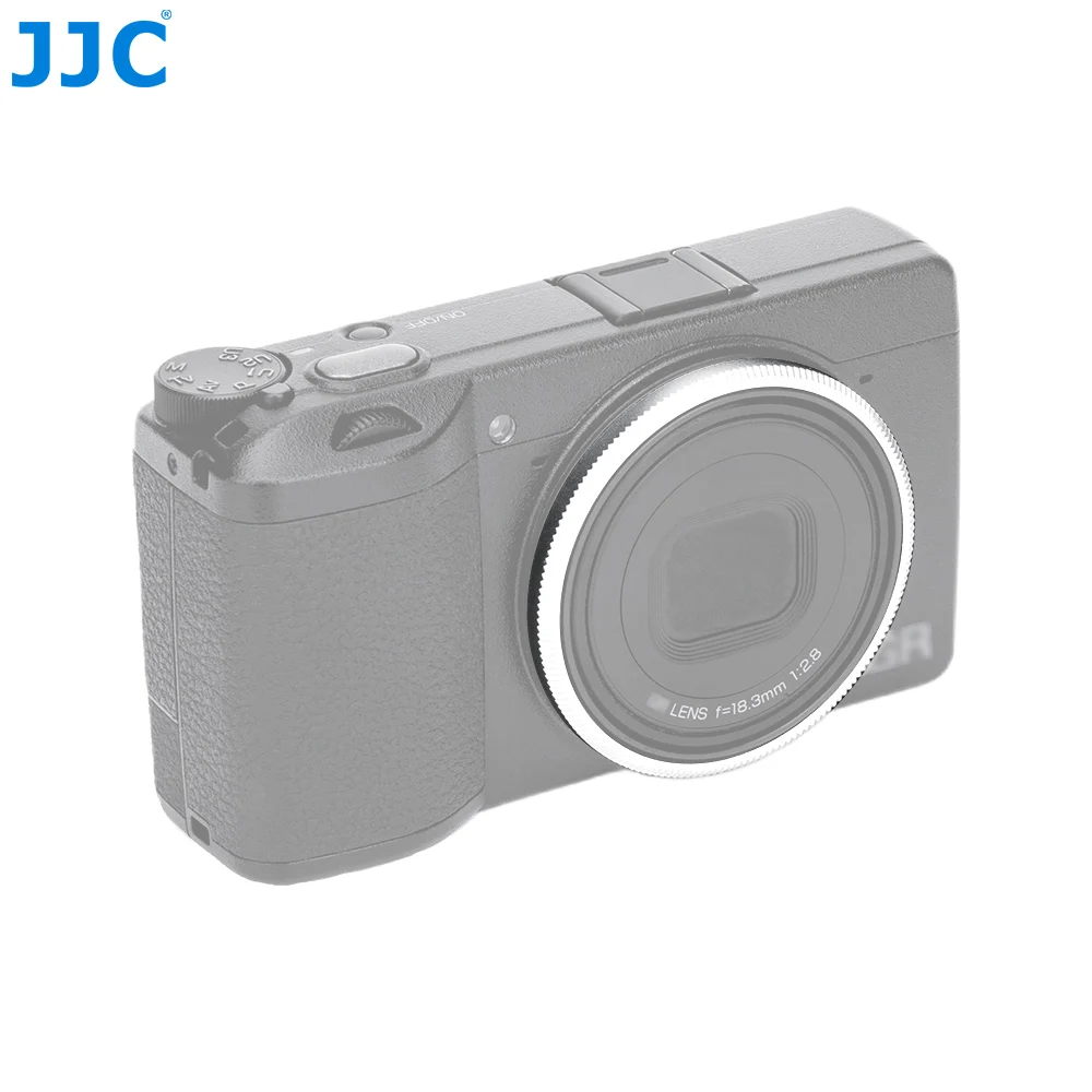 Алюминиевое кольцо объектива JJC для камер HDF Ricoh GR3 GRIII заменяет декоративное кольцо объектива Ricoh GN-1