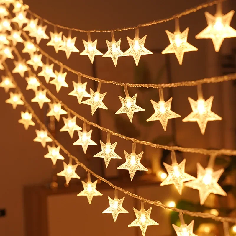 

LED Star Light Camping Atmosphere Light Night Market Stall Shop Decoration Light Scene Layout