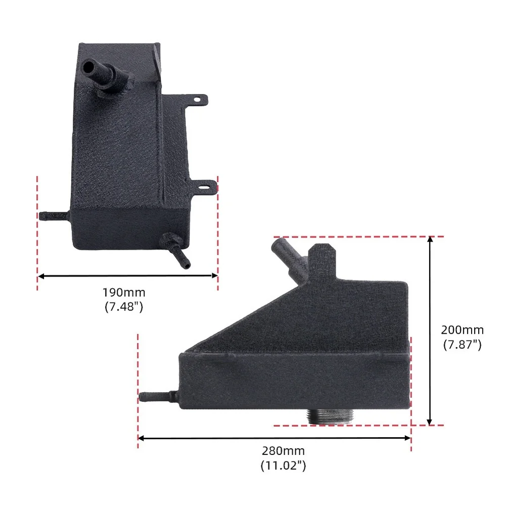 Coolant Expansion Tank Reservoir FO3014116 for Ford For Mustang Fifth Generation Model Years 2011 Through 2014