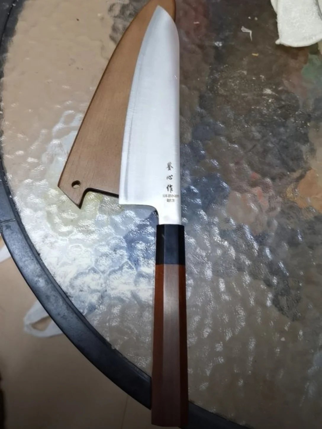 8.3 Inch Chef Knife ZDP189 Steel Core Sanmai-gawari Blade Wood Handle Slicing Vegetables Cleaver Meat Japanese Kitchen Knife