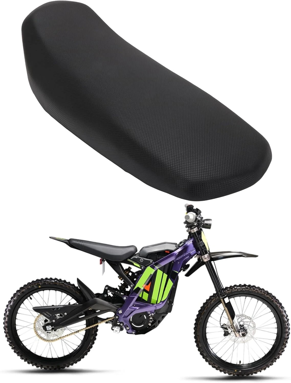 

Electric Dirt Bike Seat Cushion for Sur Ron - Black Water-proof Seat Stylish Seat For Surron Sur-Ron Light Bee S/X and 79BIKE