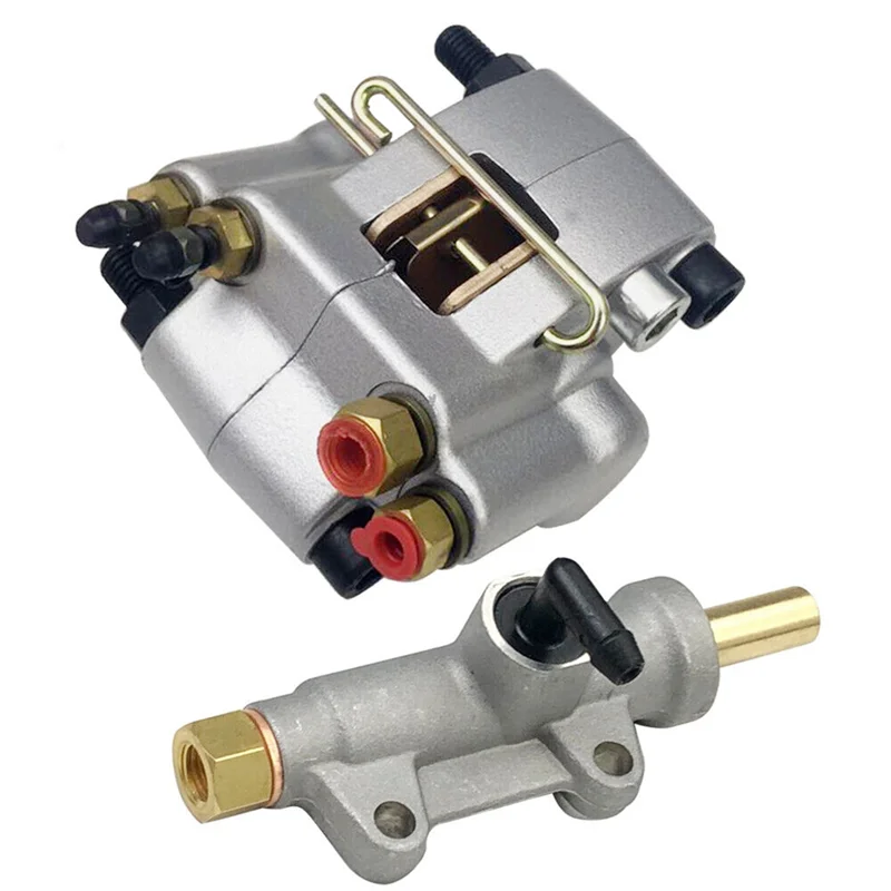 Pinça de freio traseiro com pastilhas e peças de reposição do cilindro mestre, acessórios para Polaris Sportsman 400 500 98-2002