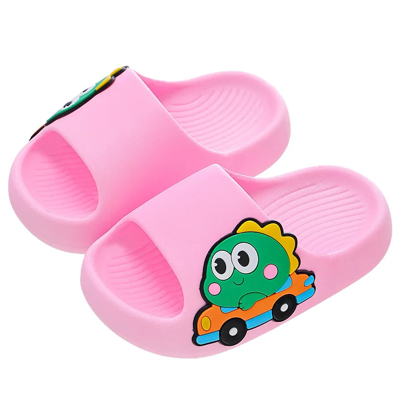 Children\'s Sandals Anti-Odour Children\'s Slippers Stepping Shit Feeling Super Soft Non-Slip Cartoon Bathroom Girls Slippers