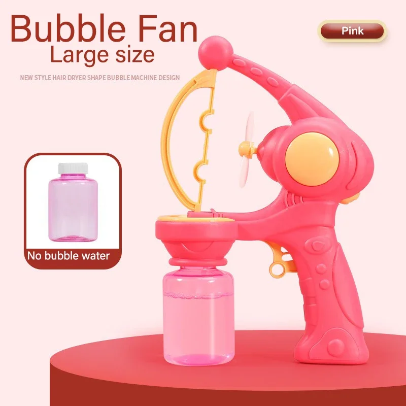 Fully Automatic Bubble Machine Rocket Electric Soap Bubble Gun Boys Girls Toys Children's Day Gift for Outdoor Party Play Fun