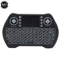 Mini i8 Wireless Flying Mouse Keyboard for MT10 Tricolor RGB Backlight 2.4G  Keyboard Touchpad Russian/English