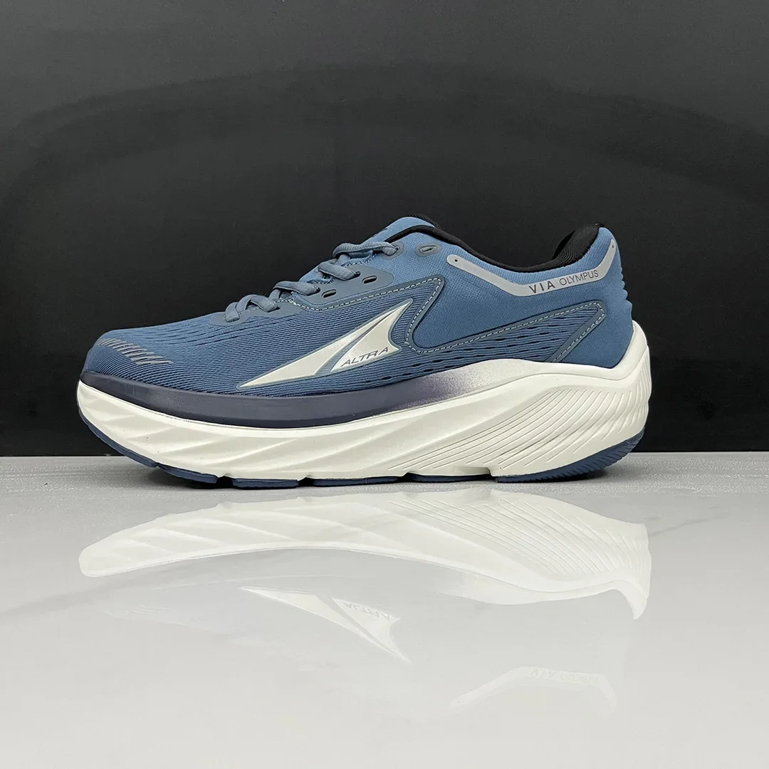 ALTRA Via Olympus 2 MINERAL BLUE Men Women Running Shoes Non-slip Stretch Road Light sport Training Sneakers