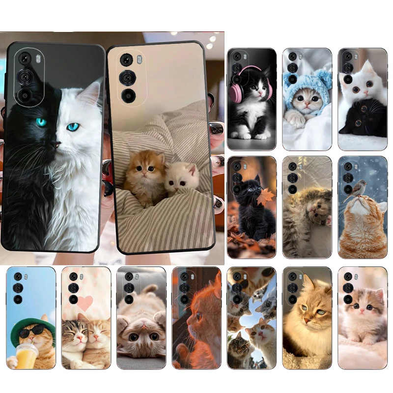 

Baby cat Phone Case For Motorola Edge 60 50 40 Pro 60 50 40 30 Ultra Neo Fusion Moto G Play G Stylus G Carcasas