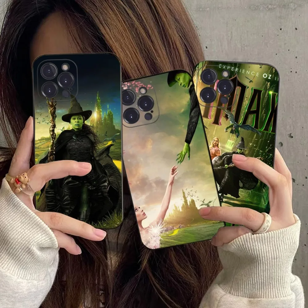 W-Wicked Part One Movie Phone Case For IPhone 16 15 8 7 6 6S Plus X SE XR XS 14 11 12 13 Mini Pro Max Mobile Case