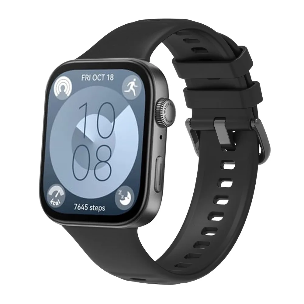 حزام ساعة سيليكون جديد قابل للتنفس، إكسسوارات سوار بديل للساعة الذكية لساعة Huawei Watch FIT 3