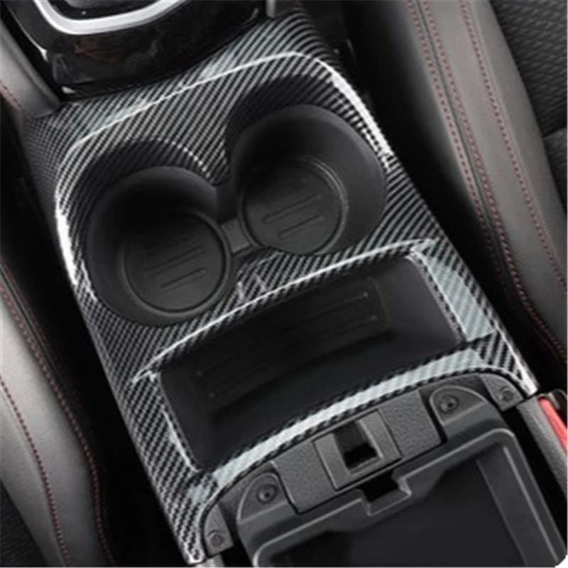 WELKINRY For Nissan Qashqai J11 2nd Gen 2014-2020 Rogue Sport Car Stick Gear Shift Level Table Base Water Bottle Holder Trim