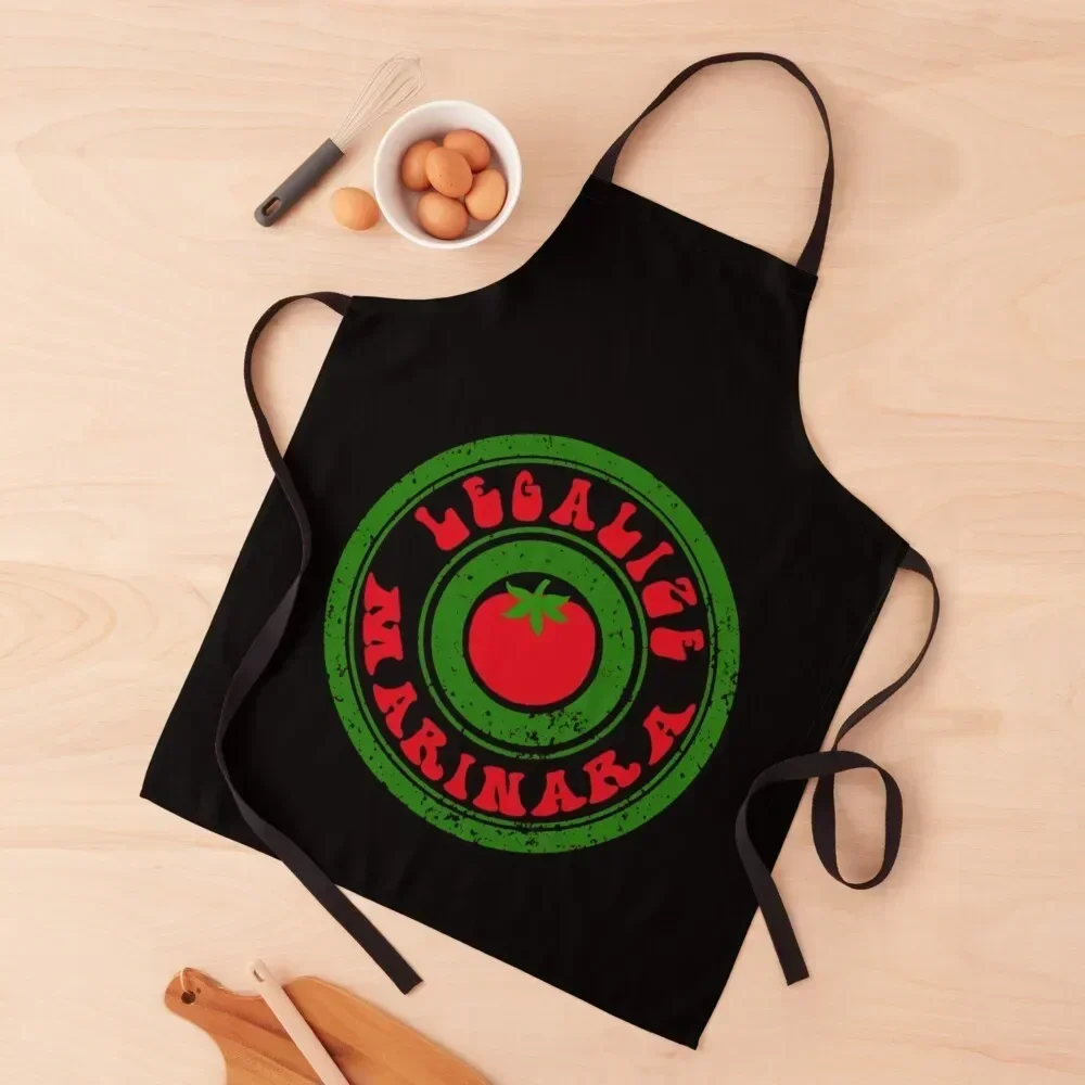 Legalize Marinara T-Shirtmarinara Apron For Men for home useful pieces Nursing Woman Kitchen Apron