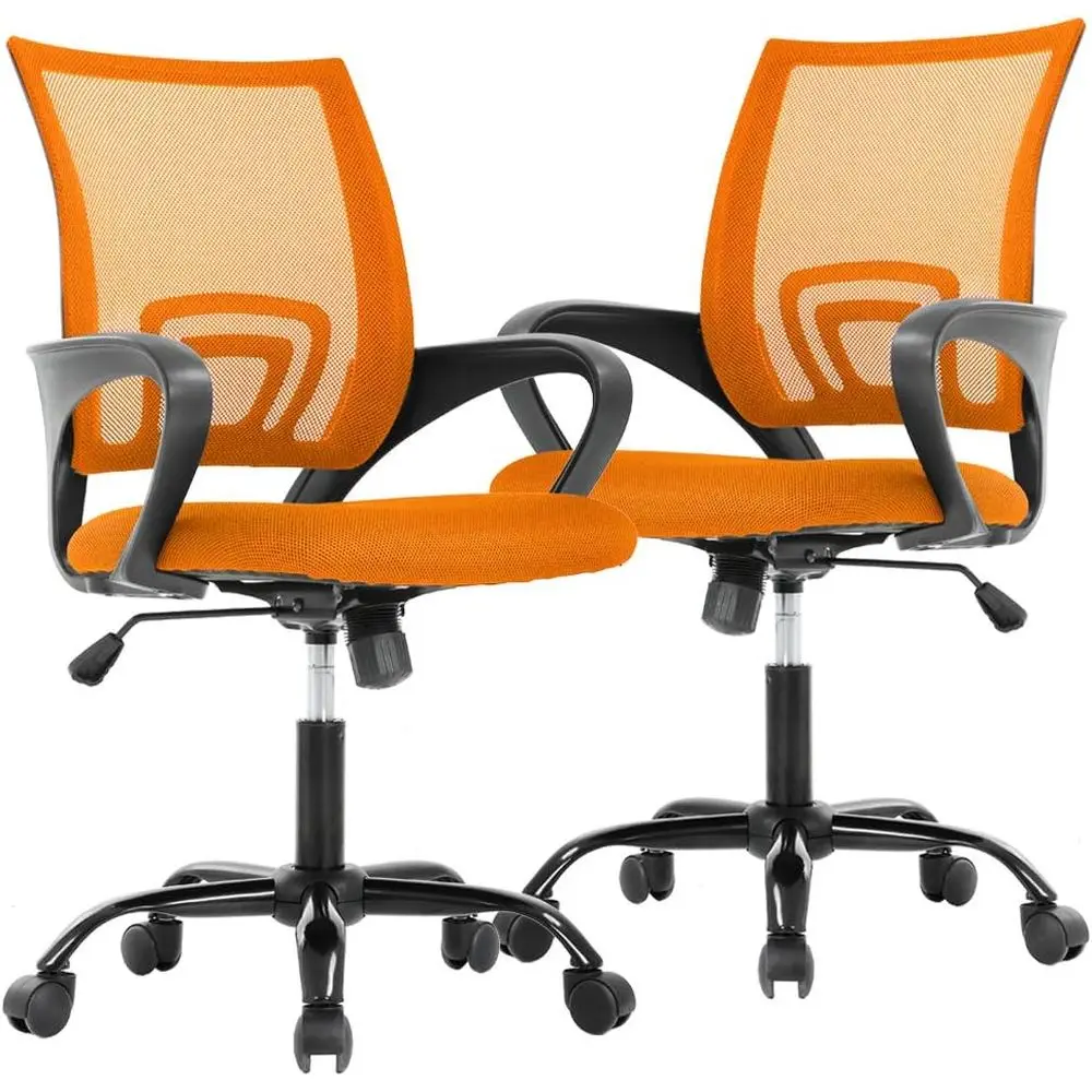 

Компьютерное кресло Oice Chair с сетчатой спинкой, регулируемое, с поддержкой спины, на колесиках, для женщин и мужчин (2 шт.)