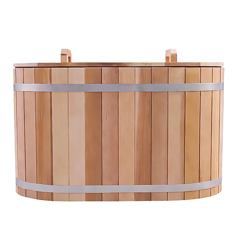 Ice Bath with Chiller Water Chiller Ice Bath and Filter Chiller Ice Bath for Healing Oval Shape for 1 Person Spa Home