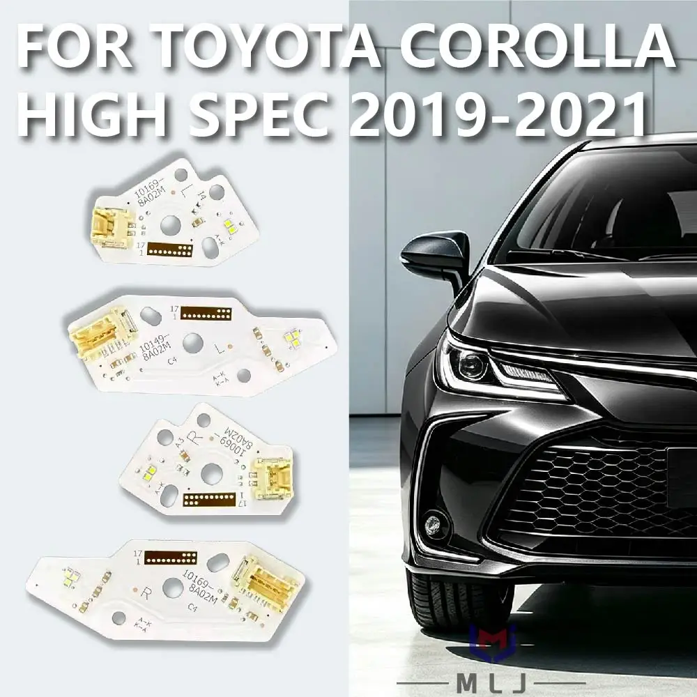 White LED Angel Eyes DRL Light Source Chip PCB Board Replacement Parts For Toyota Corolla Altis High Spec 2019-2021 Headlight