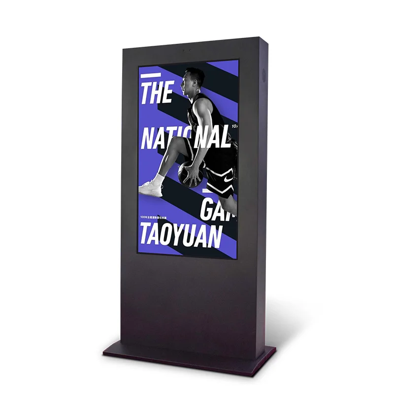 55inch waterproof outdoor touch screen kiosk high brightness lcd display Touch Screen Totem