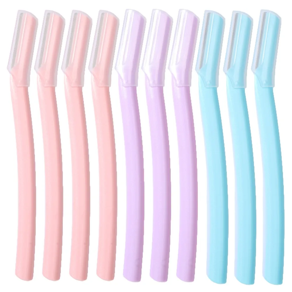 3/5/12/20 قطعة شفرات الحواجب مع حاوية أداة تشذيب الحواجب والعين في علبة إزالة الشعر ماكينة حلاقة شفرات آمنة أدوات التشذيب