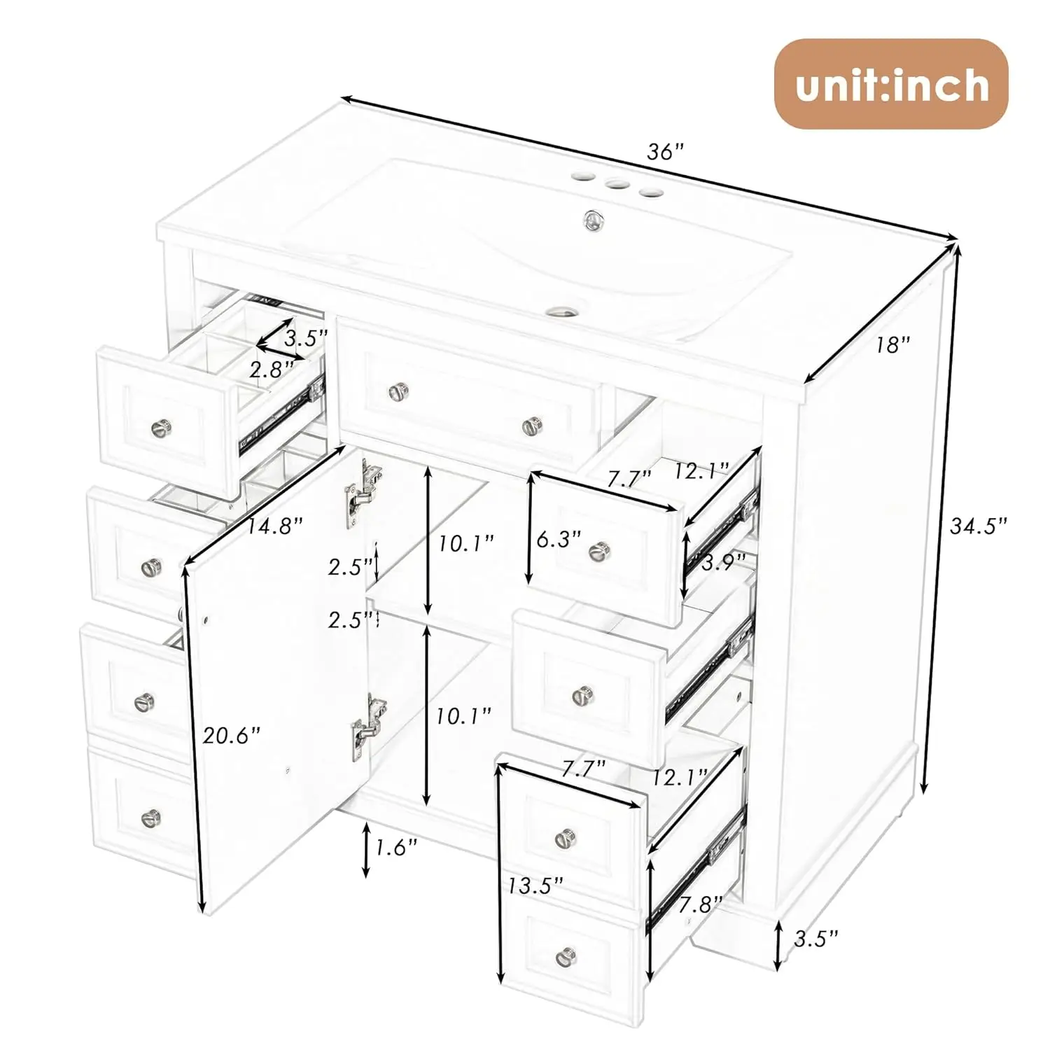 Thumbnail 2 - #5 Latest Bathroom Furniture Sets Offers