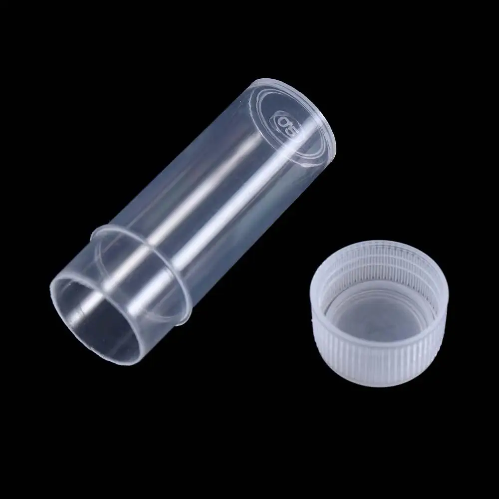 20Pcs Liquid Container Translucent Mini Screw Cap Test Tubes Vials Vials Storage Container Sample Bottle Powder Container