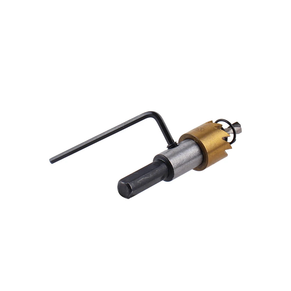 TECHSTABLE High speed steel hole opener Drill Bit Set for Metal  alloy stainless steel metal open hole metal  Drilling Bits
