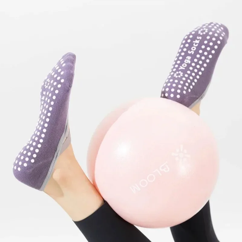 Kaus Kaki Yoga 1/4p, Kaus Kaki Anak-anak, Katun, Silikon Anti Selip Profesional, Kebugaran Dalam Ruangan, Menari, Kaus Kaki Olahraga Pilates Pemula