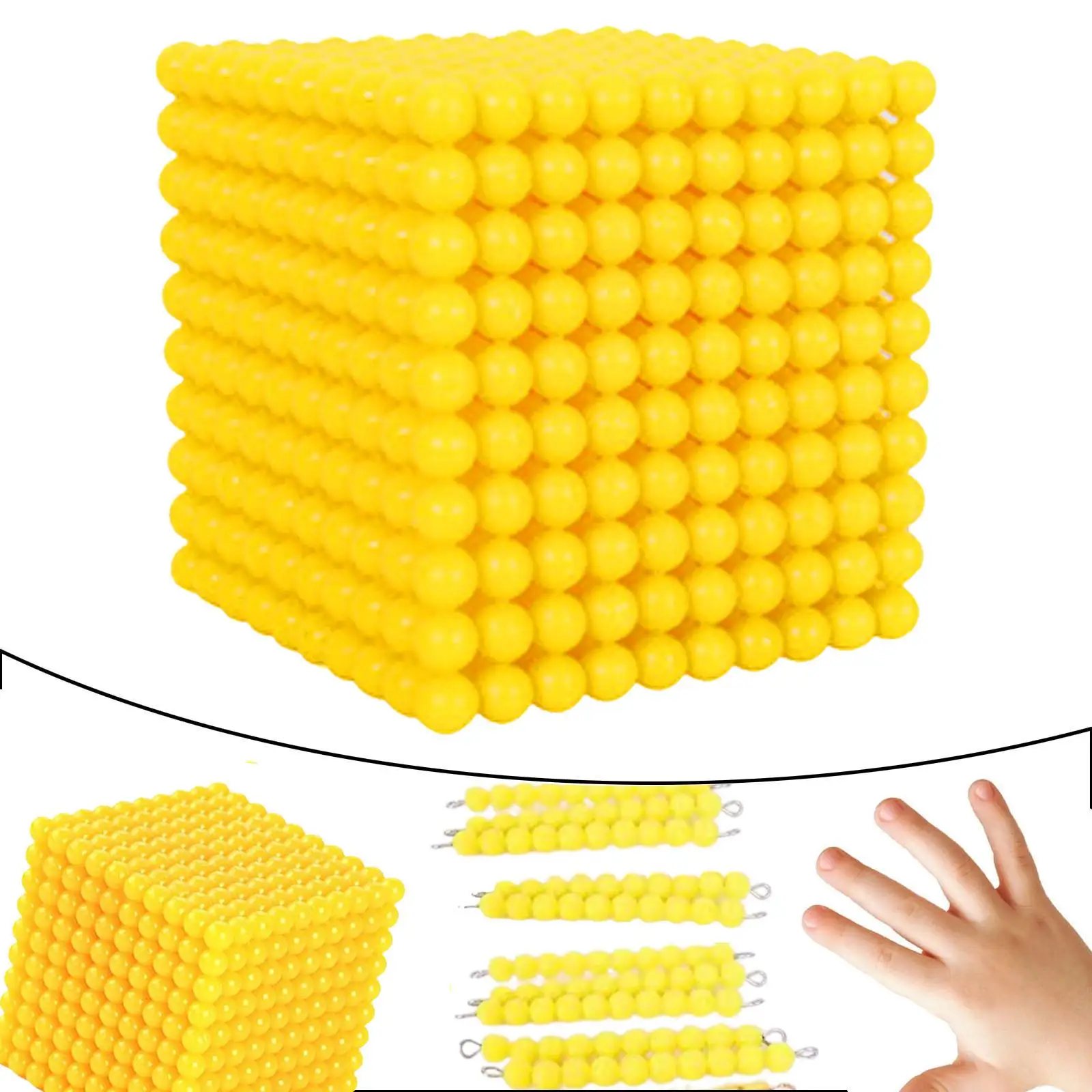 

Montessori Math Toy Hands on Ability Develops Math Skills Math Cube Kids Mathematics Learning for Boys Gift Girls Ages 3-5 Kids