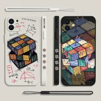 Funny Fashion R-Rubik's Cube Phone Case For Xiaomi Poco M5 X5 F5 F4 X4 M4 F3 X3 M3 F2 X2 Pro C40 4G 5G GT Liquid Silicone Cover