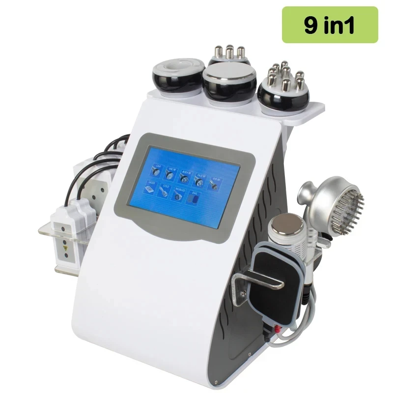 6/9 In 1 Rf Lipolaser Fat Cavitation Body Slimming Machine Professional Device for Face and Body