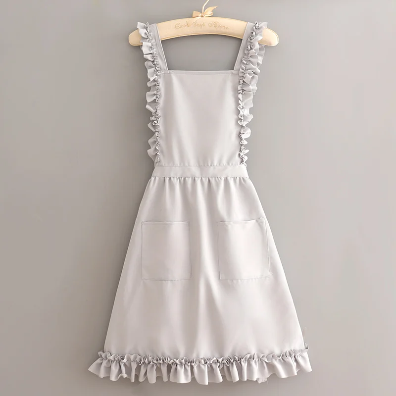 Cute Cooking Waterproof Princess Lace Apron Work Clothes Milk Tea Shop Nail Art Shop Flower Shop Durable